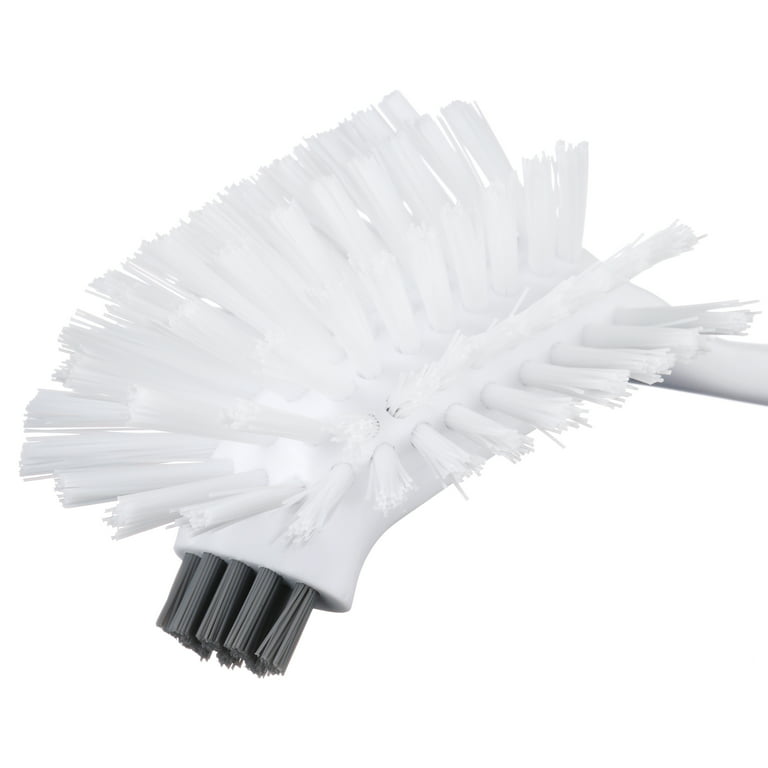 White Nylon Long Handle Scrub Brush 19