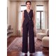thumbnail image 2 of Conjunto Elegante de 2 Piezas Chaleco Entallado y Pantalón Palazzo para Mujer, 2 of 5