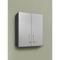 thumbnail image 7 of Tuff Stor 2-door Contemporary Wood Overhead Cabinet in Silver/Black, 7 of 7