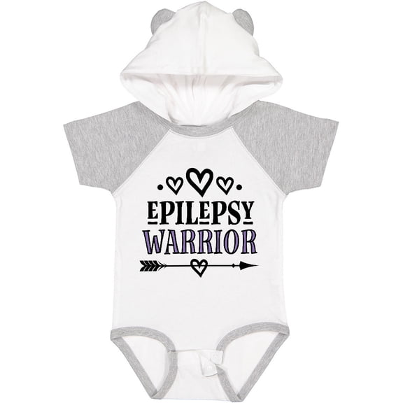 Inktastic Epilepsy Warrior Awareness Support Girls Baby Bodysuit