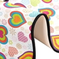 thumbnail image 6 of Dreamtimes Valentine LGBT Heart Rainbow Hallway Runner Rug 2'x6' Kitchen Rug with Rubber Backing Non Slip Entryway Rug Runner Washable Soft Area Rug for Hallway Bedroom Kitchen Decor, 6 of 6
