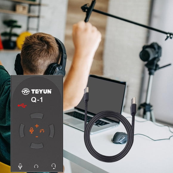 Tarjeta de sonido estéreo USB de 7,1 canales, portátil externo para escritorio, tableta, 1M de longitud de Cable, 48KHz, , adaptador de Audio