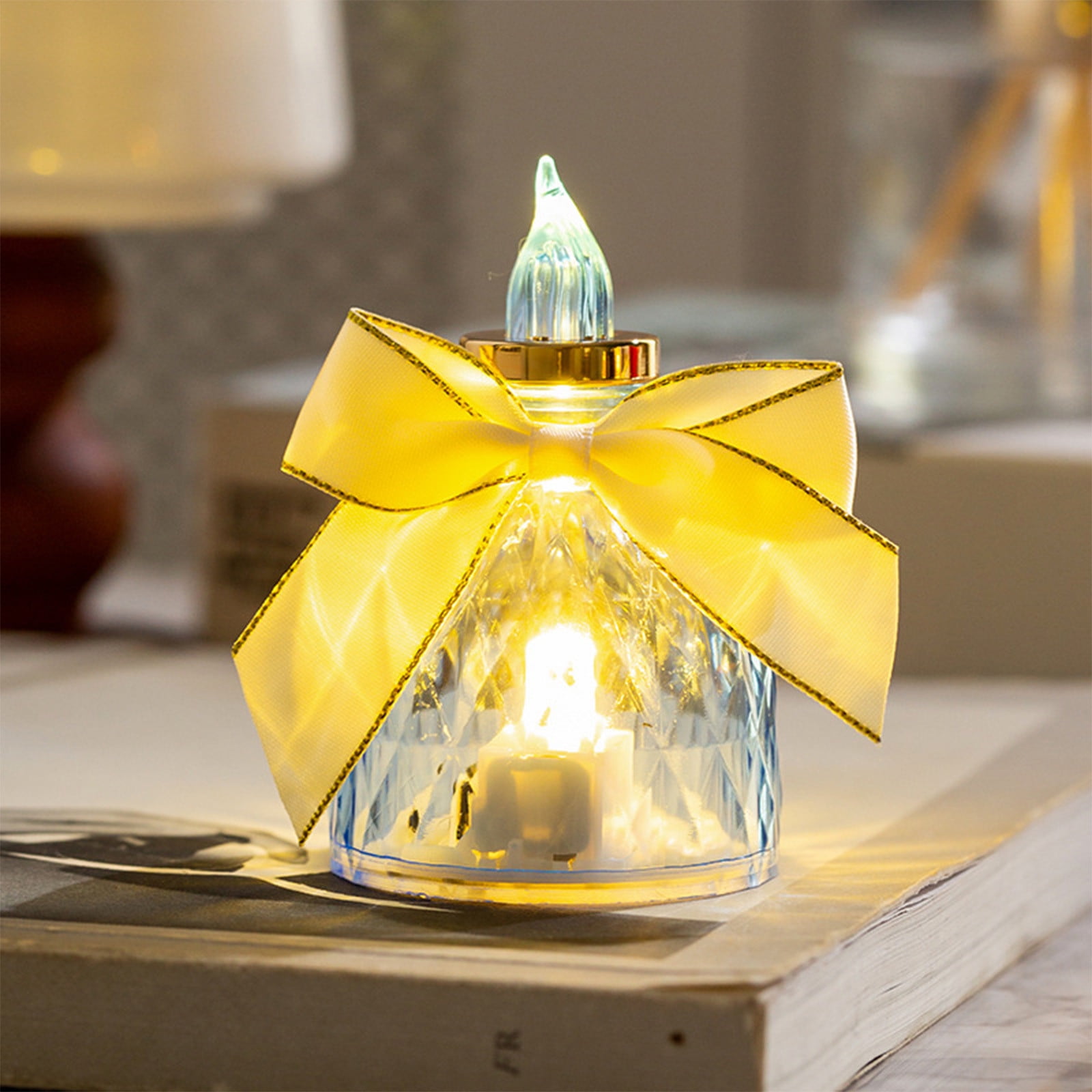 Bougie En Forme De Sapin De Noël Doré - 12 Cm - Jour De Fête - Nouveautés Noël - Noël