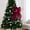 Burgundy, variant on LoomJoyz Navy Blue Extra Large Plush Velvet Large Bows, 15‑Inch Velvet Christmas Bow Tree Topper for Christmas Tree Decoration, Door & Window Christmas Decor