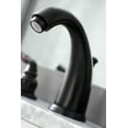 thumbnail image 3 of Kingston Brass KB980 Magellan Widespread Bathroom Faucet, Matte Black, 3 of 5