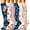 Multicolor-05, variant on 6 Pairs Flower Compression Socks Women Knee High Sports Socks for Medical Running Athletic Travel