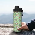 thumbnail image 7 of Picia Spring Gnomes Pattern Water Bottle 18 oz Stainless Steel Insulated Bottles With Handle Leak Proof Gym Sport Water Jug BPA-free insulated kettle For Men Women Adults, 7 of 7