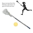 thumbnail image 3 of Lacrosse Stick Set, 30In Boy Lacrosse Stick and Ball Set Sturdy Structure Lacrosse Mini Power Stick with Ball Non Falling Tail  Outdoor Team Sports Player Equipment, 3 of 7