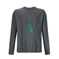 thumbnail image 3 of gbyLJF Men's Christmas Printed Top Lightweight Round Neck Long Sleeve T-shirt Casual Comfy Sweatshirt, 3 of 4