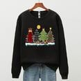 thumbnail image 5 of Womens under $10 2026 ! asdoklhq Womens Plus Size Tops,Christmas Women's Casual Long Sleeve Printed Ladies Sweatshirts Tops, 5 of 5