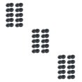 thumbnail image 2 of Justharion 10set Coat Windbreaker Shirts Invisible Snap Fasteners Convenient And Stylish Metal Buttons sprayed black 3Set, 2 of 6