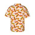 thumbnail image 3 of Goofa Hot Dog In Heart Hawaiian Shirt for Men, Unisex Summer Beach Casual Short Sleeve Button Down Shirts,Aloha Tropical Floral print shirt-Small, 3 of 9