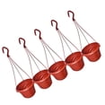 thumbnail image 1 of Cateissary Cesta colgante de 5 paquetes/lote para ahorro de agua y resistencia a la sequía para una amplia aplicación Jardín y Patio conjunto rojo, 1 of 6