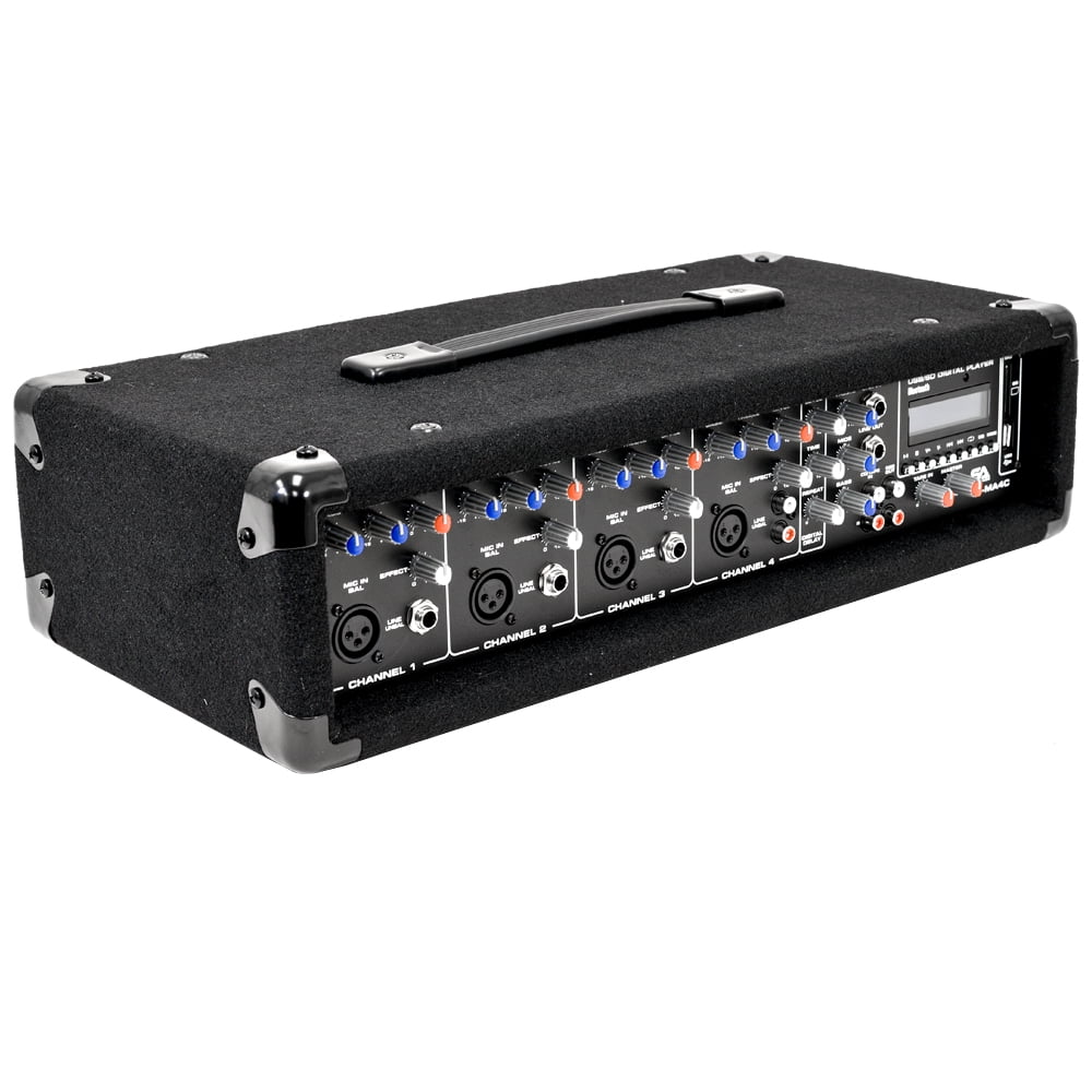 Durable Plastic Powered Mixer Y, 4 -Channels, 11 in