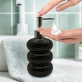 thumbnail image 4 of qolami Black Soap Dispenser, Ceramic Hand and Dish Dispensers, Lotion Dispenser with Pump, Refillable Liquid Soap and Lotion Dispensers Bottle, 4 of 6