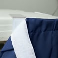 thumbnail image 3 of Your Chair Covers - 17 ft x 29 Inch Polyester Pleated Table Skirt Navy Blue, 3 of 3