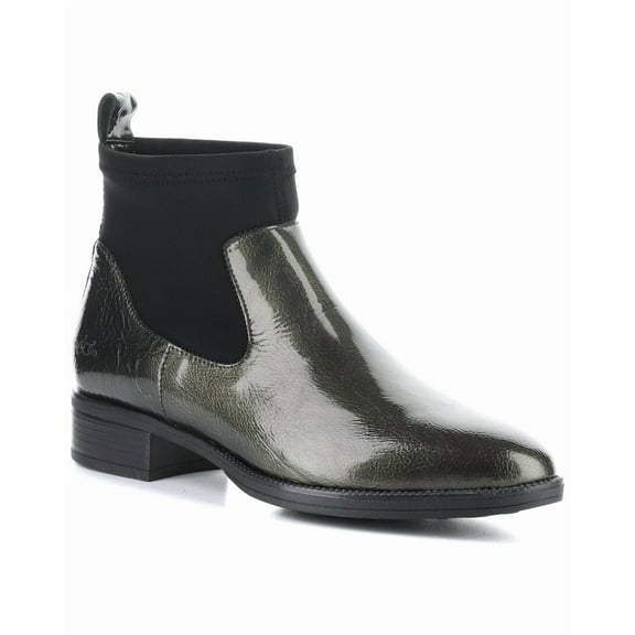 Bos & Co Alike Waterproof Patent Boot, 37, Grey