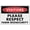 Warning Sign 1, variant on Wait Here Sign 8"x12", Aluminum Tin Warning Signs for Home Outdoor Garden, Weatherproof Directional Sign for Entrance