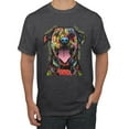 thumbnail image 1 of My Favorite Breed is The One In Need | Colorful Labrador Dog | Dean Russo Art Animal Lover Men's T-Shirt, Heather Black, S, 1 of 5