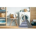 thumbnail image 2 of Ahgly Company Machine Washable Indoor Round Transitional Lavender Blue Area Rugs, 4' Round, 2 of 7