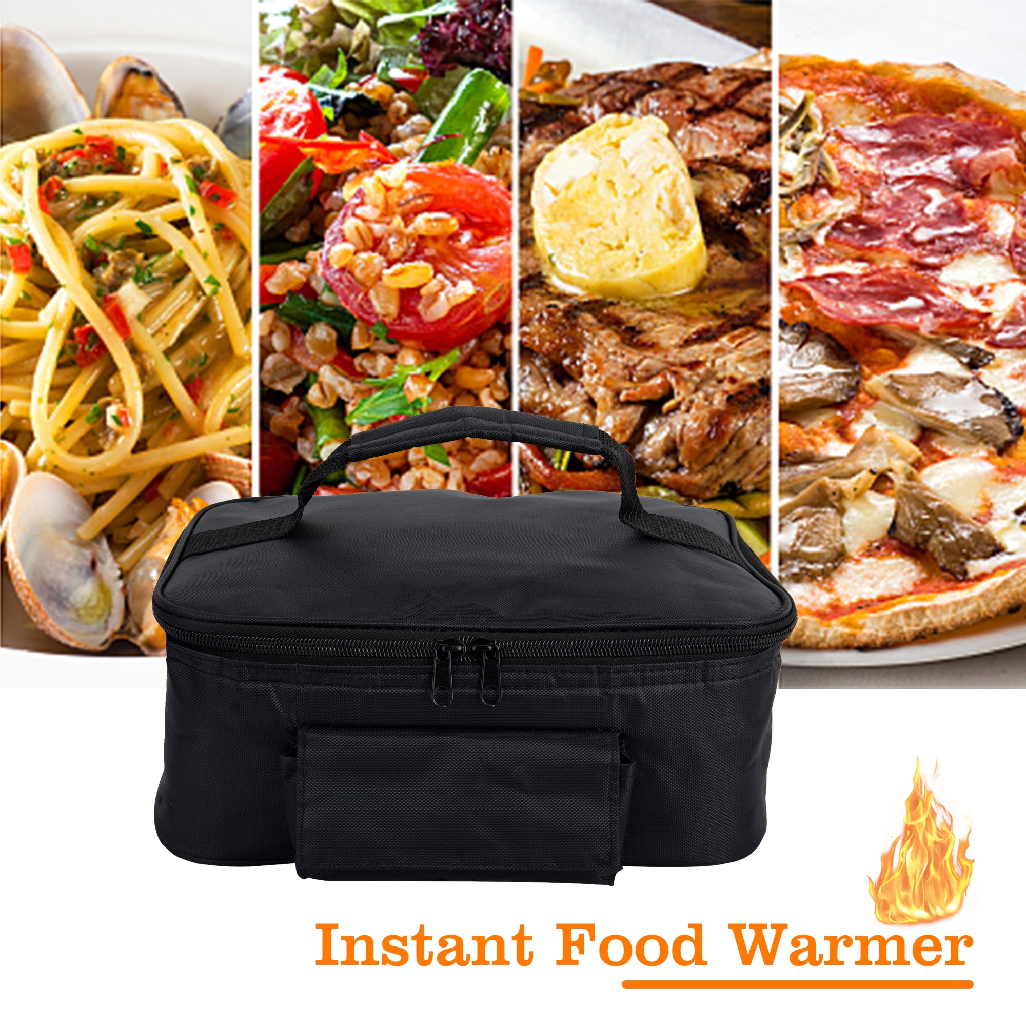 Portable Food Warmers 12V 90W Electric Oven Fast Heating Picnic Microwave  for Travel Camping Food Cooking