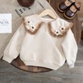 thumbnail image 3 of Autumn Toddler Girl Pullover Sweatshirt Casual Flowers Printed Long Sleeve Tops Fall Spring Clothes Kids Clothes Girls, 3 of 6