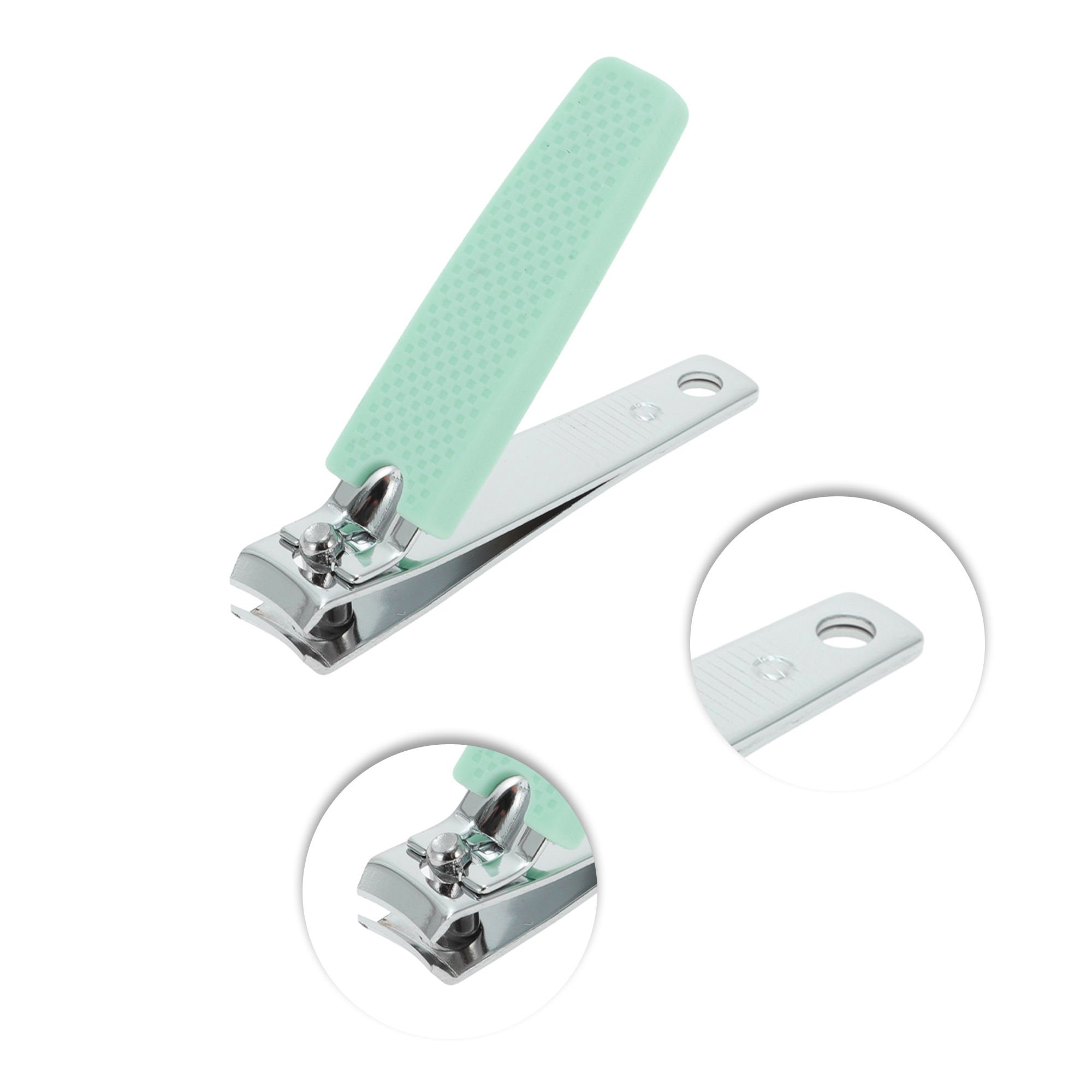 Unique Bargains Cute Box Nail Clipper Set for Women and Men 2 Pcs for Easy Use Green