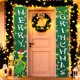 thumbnail image 1 of 2 pancartas navideñas para puerta de El Grinch, 71 x 12 pulgadas, divertidas pancartas navideñas para colgar en el porche, pancartas navideñas para puerta, pancartas y letreros navideños para el hogar, 1 of 5