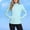 Blue, variant on Tqcoqu Women's UPF 50 Sun Shirts Summer Long Sleeve Sun Protection Shirt Lightweight Quick Dry Hiking Tops,Full Zip Up with Pockets,Blue,Women's S-XXL