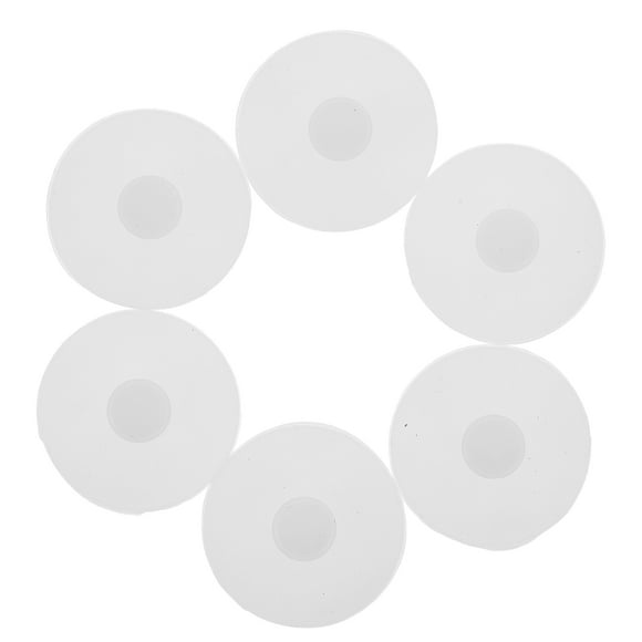 BRIGHTFUFU 6 tapones de silicona antiderrames para vasos de agua.