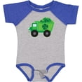 thumbnail image 3 of Inktastic St Patricks Day Irish Clover Dump Truck Childs Boys Baby Bodysuit, 3 of 5