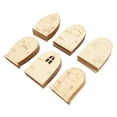 thumbnail image 3 of 60 uds DIY adornos de madera sin terminar patrón de dibujos animados boj adornos de madera pintados a mano para pintar para decoraciones, 3 of 5