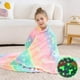 thumbnail image 1 of Manta infantil Softan Unicorn, franela que brilla en la oscuridad, 127 x 152 cm, 1 of 8