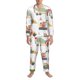 thumbnail image 3 of Fotbe Excavator Pijama de Hombre con Estampado de Manga Larga, Conjunto de 2 Piezas, Ropa de Dormir Suave y Cómoda con Bolsillos-Small, 3 of 7