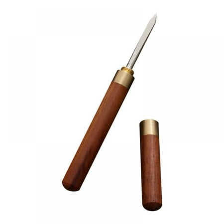 

Baywell 1Pc Stainless Steel with Wooden Handle Puer Puerh Tea Knife Needle Professional Ice Pick Tea Cake Pick Tool for Breaking Prying Brick