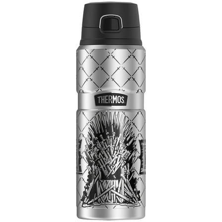 Game of Thrones Iron Throne THERMOS STAINLESS KING Stainless Steel Drink Bottle, Vacuum insulated & Double Wall, 24oz