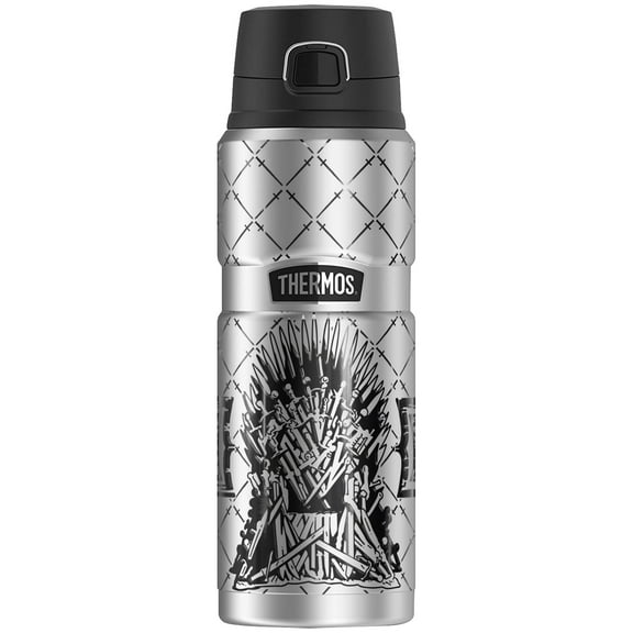 Game of Thrones Iron Throne THERMOS STAINLESS KING Stainless Steel Drink Bottle, Vacuum insulated & Double Wall, 24oz
