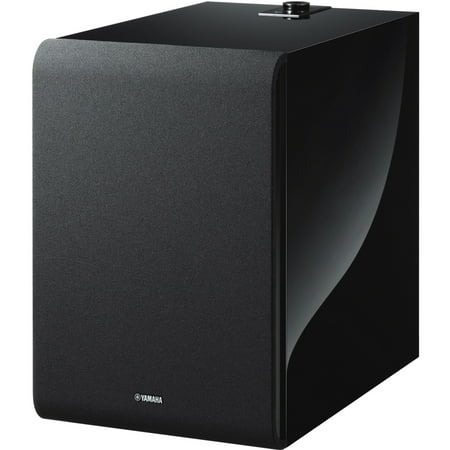 Yamaha MusicCast SUB 100 NS-NSW100 Subwoofer System, 130 W RMS, Piano Black