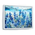 thumbnail image 2 of Designart "Tranquil Blue Bonnets Meadow II" Flower Field Floater Framed Canvas Prints, 2 of 5