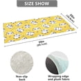 thumbnail image 3 of Coolnut Yellow Panda Bamboo Bathroom Rugs Floor Mats Non-Slip Soft Absorbent Microfibers Plush Bath Rugs for Bath Kitchen Shower Floor Home Decor Gifts, 3 of 7