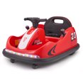 thumbnail image 1 of VOLTZ TOYS 12V Kids Bumper Car, Indoor & Outdoor 2 Modes, 360°Rotation Electric Ride On Car Dual Motors w/ Parent Remote Control and Customized Stickers(Red), 1 of 8