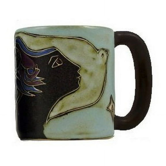 Mara Stoneware Mug - Dove Woman - 16 oz 1