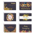 thumbnail image 1 of Tarjeta De Acción De Gracias Tarjeta De Día De Acción De Gracias De Otoño Con Pegatinas De Sobre Tarjetas De Notas En Blanco Dentro De La Tarjeta De Regalo 6 Uds. Advancent EL017620-04, 1 of 5