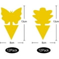 thumbnail image 2 of Paquete de 24 trampas pegajosas para moscas de frutas y hongos, mata insectos amarillos para plantas de interior y exterior Adepaton LRWJ836-3, 2 of 6