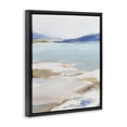 thumbnail image 3 of Stupell Industries Peaceful Cerulean Vista Black Framed Floater Canvas Wall Art design by Ian C., 31 x 25, 3 of 9