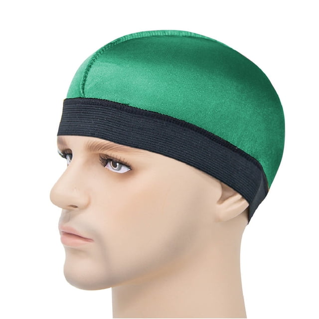 Men Solid-Color Fashion Elastic Sleeping Cap Toe Cap Hats