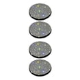 thumbnail image 1 of yingyy Pack of 2 PVC Plastic Automobile Cup Holder Mat Portable Waterproof Washable Anti-slip Rhinestone Pad Accessories White 2Set, 1 of 6