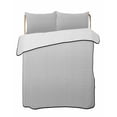 thumbnail image 2 of Gray Striped Twin Size Down Alternative Comforter, Lightweight Comforter Quilt Bedding Set with Pillow Shams Modern Minimalist Vertical Stripes Lines All Seasons Bed Comforter Duvet Insert 68"x86", 2 of 7