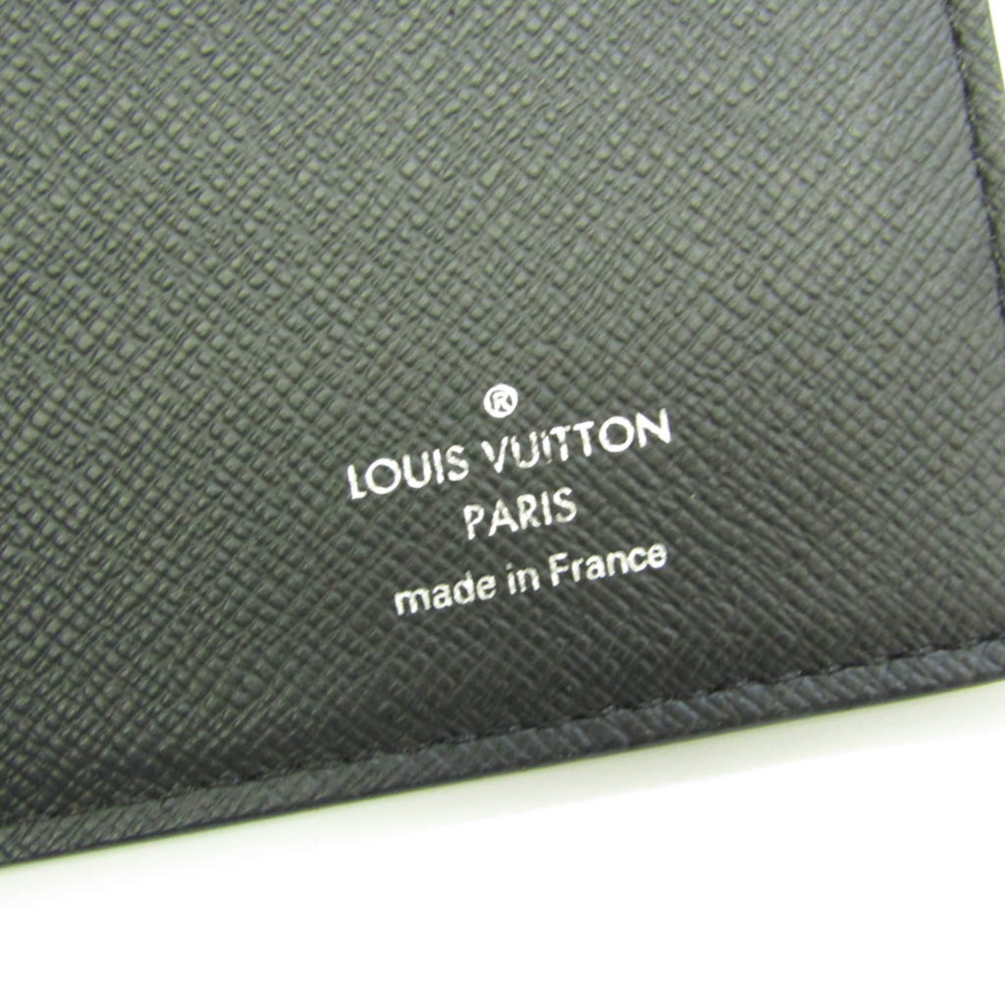 Louis Vuitton Vintage - Taiga Portefeuille Brazza Bi-Fold Long Wallet -  Black - Taiga Leather Wallet - Luxury High Quality - Avvenice