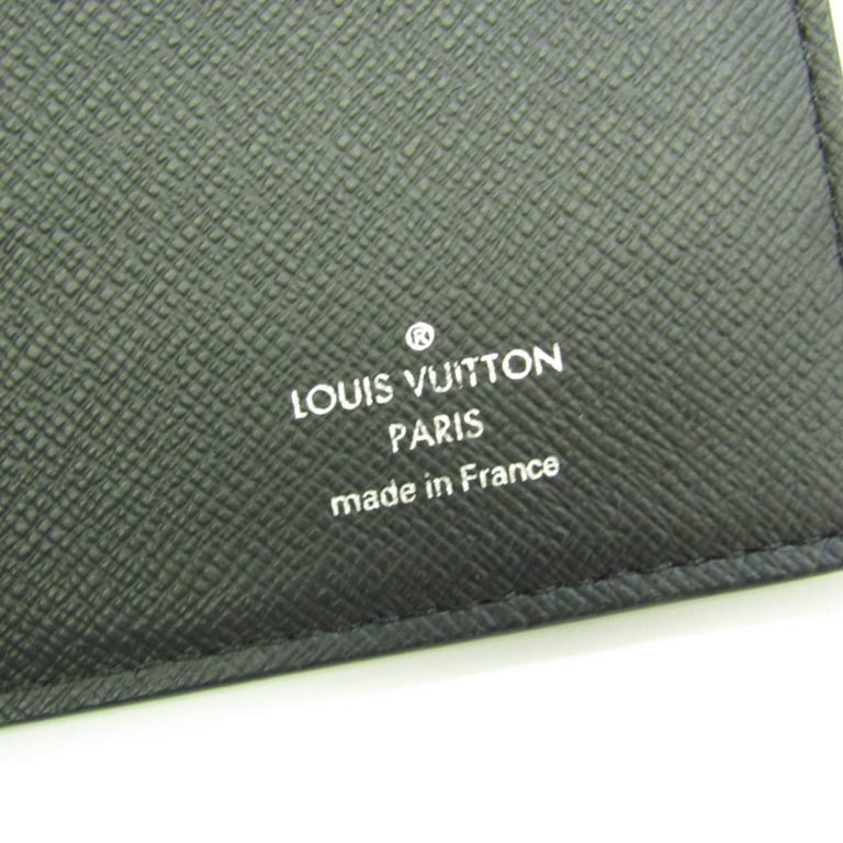 Authentic Louis Vuitton Blue Monogram Canvas/Taiga Leather Coin Card Holder